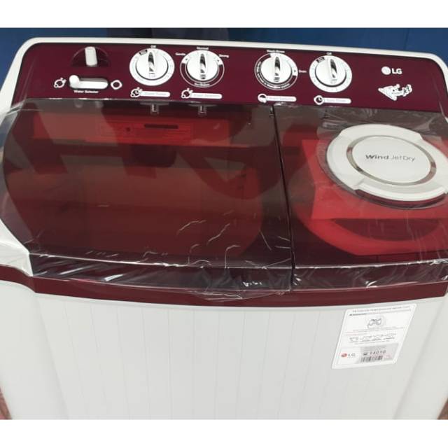 new type red style Mesin cuci Lg 2tabung P905R KAPASITAS 9kg khusus cirebon kota