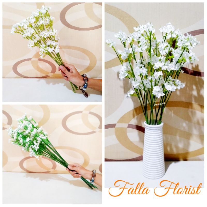  Bunga  baby s breath gypsophila satu  tangkai  Shopee 