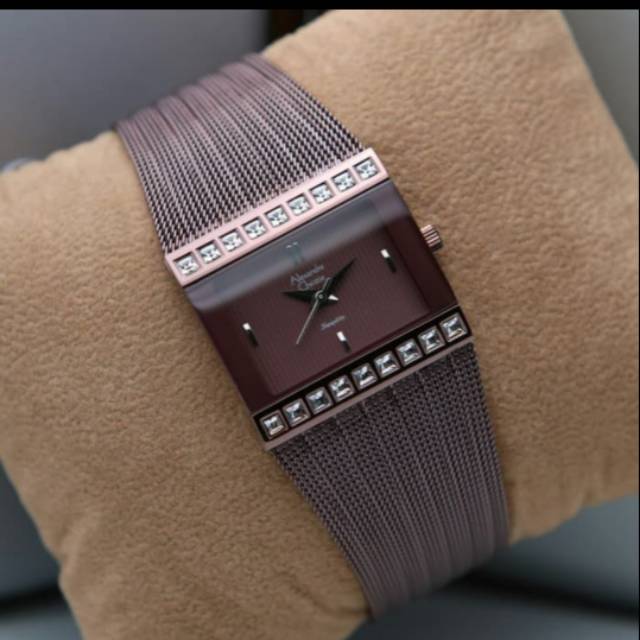 Jam wanita ALEXANDRE CHRISTIE AC2561 COKLAT
