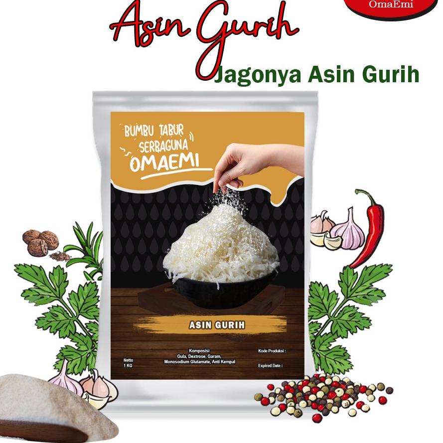 

Kekinian - BUMBU TABUR ORIGINAL ASIN GURIH 1 KG HALAL KUALITAS TERJAMIN