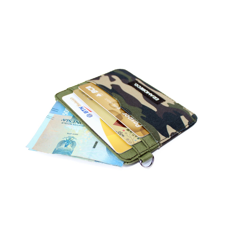 EMDK14 Dompet Kartu slim Card Wallet holder SIM Etoll - Motif army