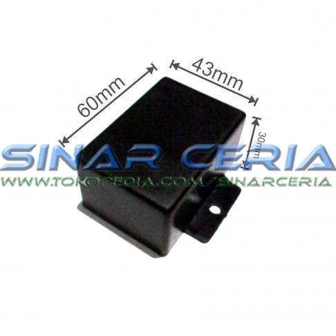 Box Plastik Hitam Kecil 1 Kuping / Box Elektronik sincer02 Ayo Beli