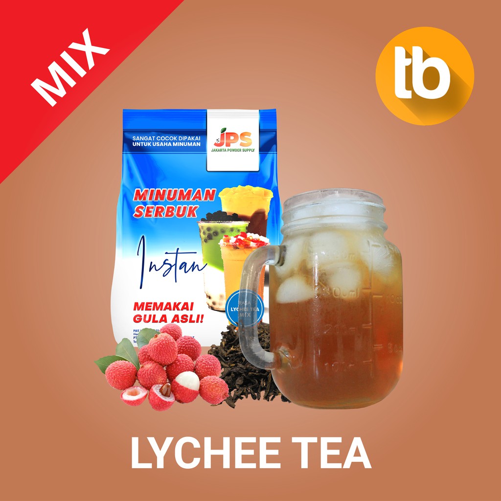 JPS Powder Bubuk Minuman Serbuk Instan Rasa Lychee Tea