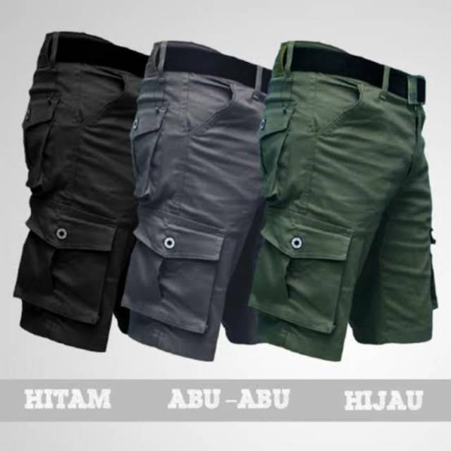 celana cargo celana kempol pendek pria