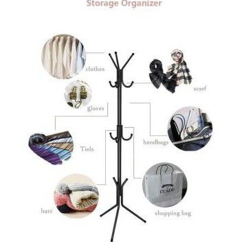 Stand Hanger Standing Hanger Baju Tas Topi Jaket Rak Gantung Baju Berdiri