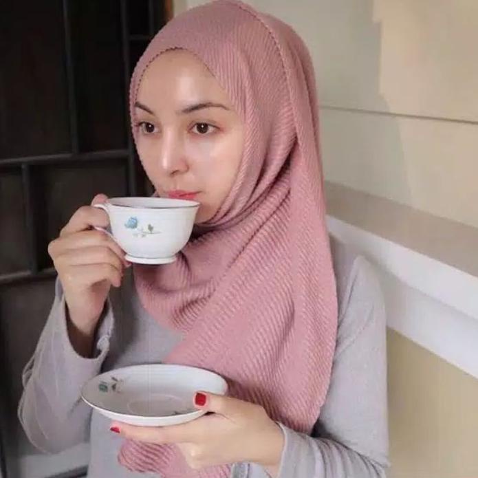 pashmina plisket waffle|pleated shawl waffle