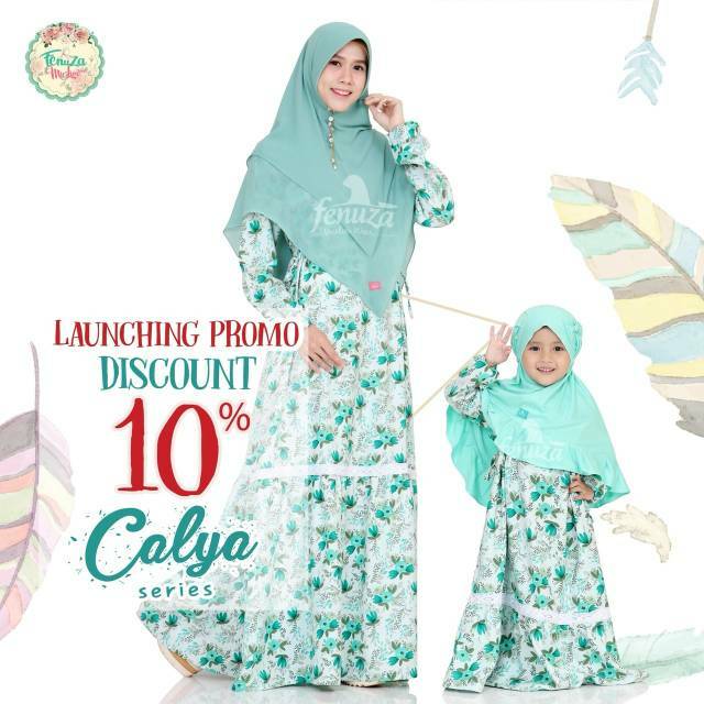Calya Series Couple Gamis Ibu dan Anak by Fenuza Muslim Wear