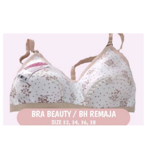 BRA REMAJA BH REMAJA TANPA KAWAT DAN BUSA TIPIS SIZE 34 , 36 , 38 / BRA / BH MOTIF RANDOM READY STOK BISA COD