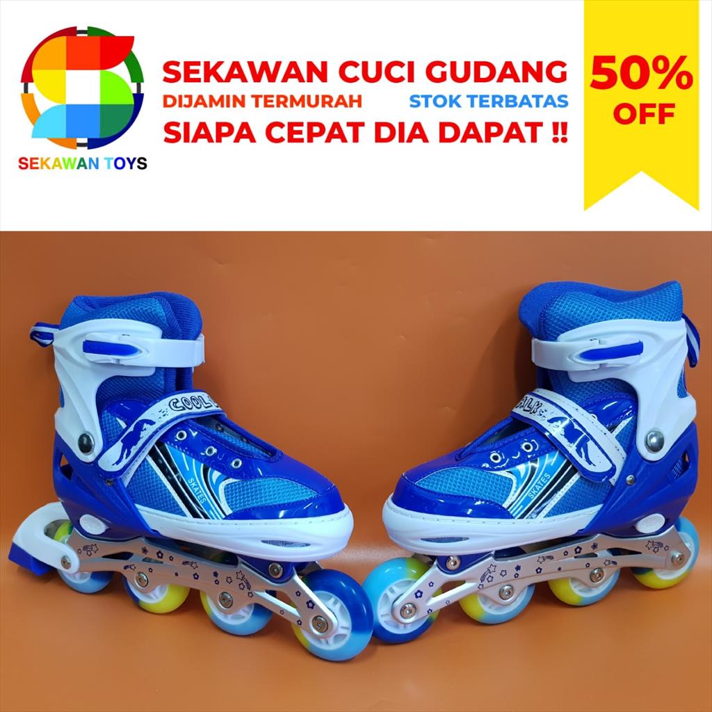 Sepatu Roda Anak/Sepatu Roda Cool Walk Ukuran L SEKAWAN SALE 10