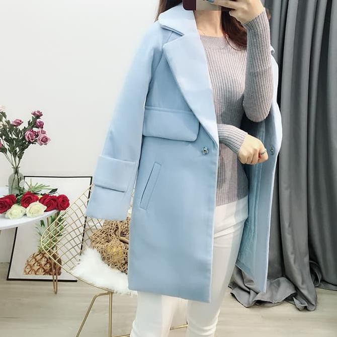 Long Coat / Brown / Elegan / Blazer Jaket Winter / Winter Coat Zara G7381