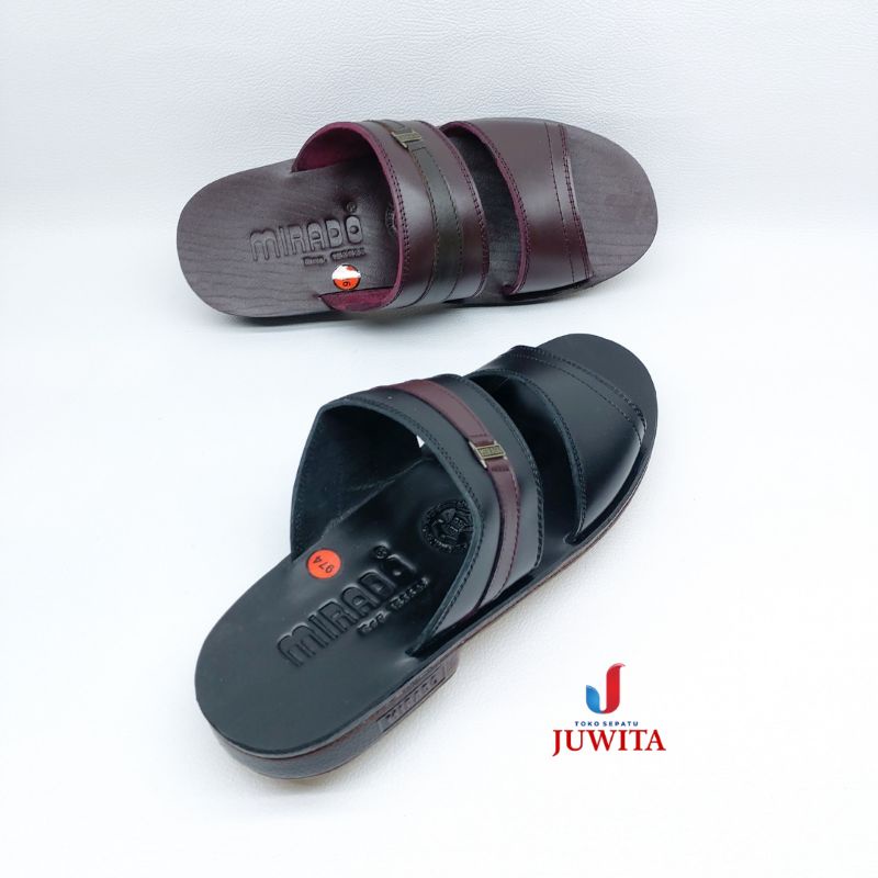 Mirado original seri 974 sandal pria laki laki bahan asli kulit