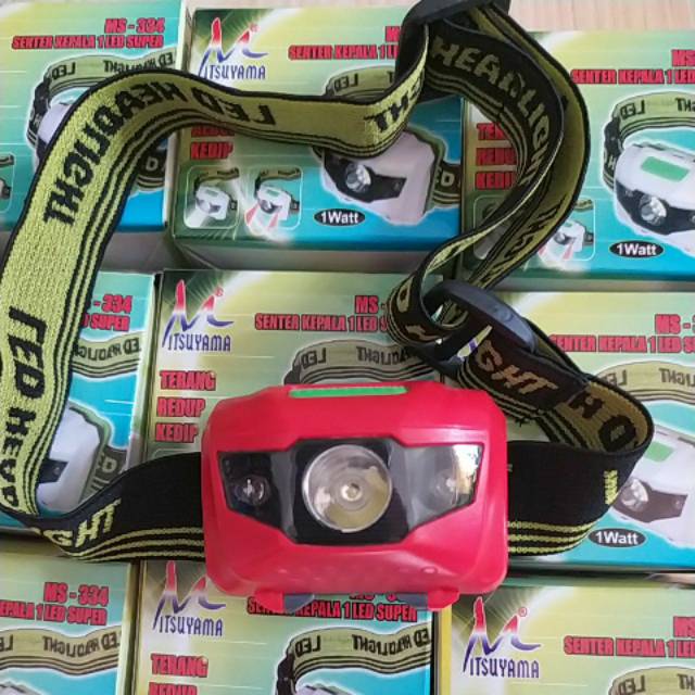 HEADLAMP MITSUYAMA / LAMPU SENTER KEPALA / SENTER KEPALA