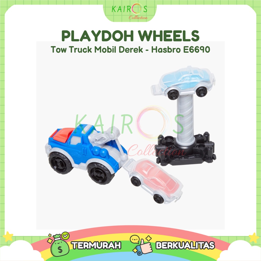 Mainan PlayDoh Wheels Tow Truck  170g - E6690 Mobil Derek