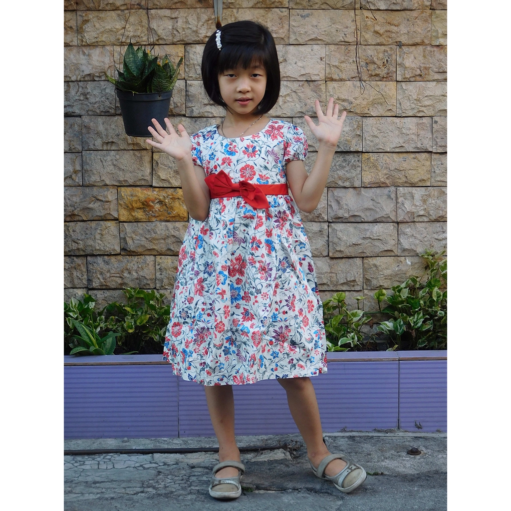 DRESS BUNGA ANAK PEREMPUAN ZOE 5115-2