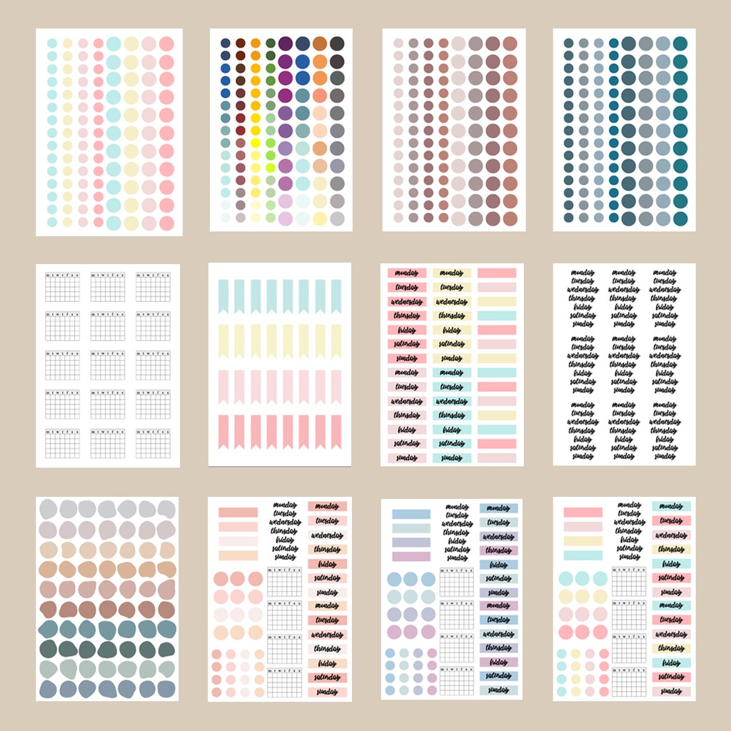 HVS Journaling Sticker Sheet