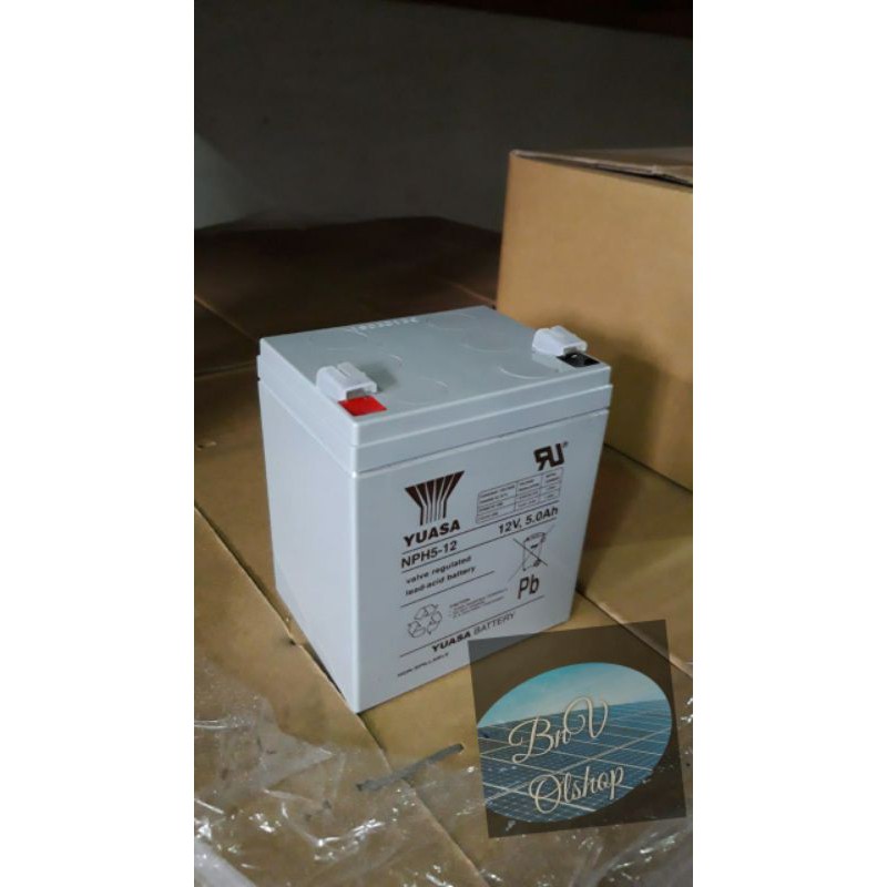 aki vrla 12v 5ah yuasa NPH5-12