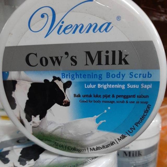 VIENNA BODY SCRUB COW'S MILK BPOM | LULUR SUSU SAPI 1 KG