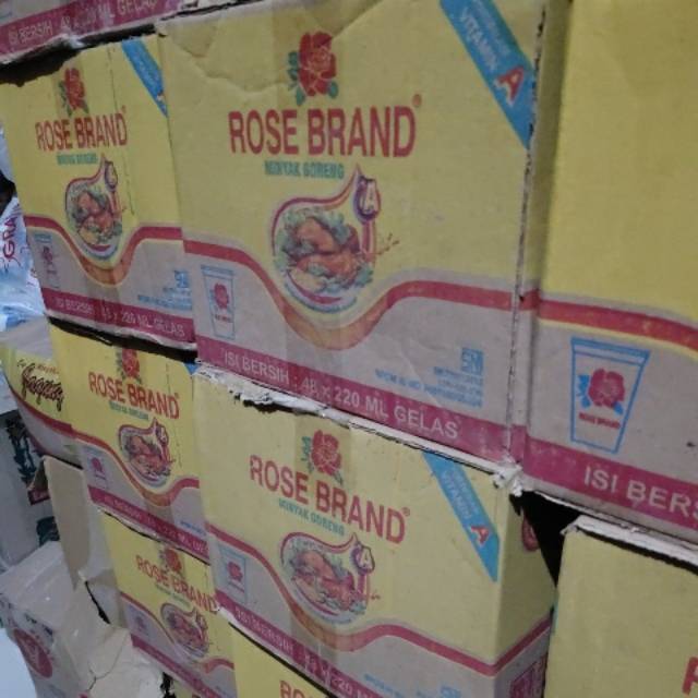 MINYAK.GORENG ROSE BRAND.SEDUS 48 GELAS, SAMEDAY/INSTANT