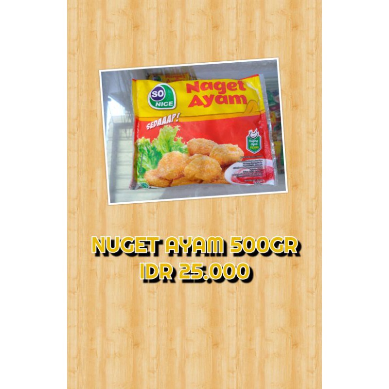 

nuget ayam 500gr