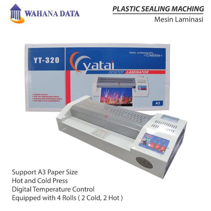 

Buruan Beli] Alat Mesin Laminasi / Laminating / Laminator Panas Dan Dingin A3 Yatai