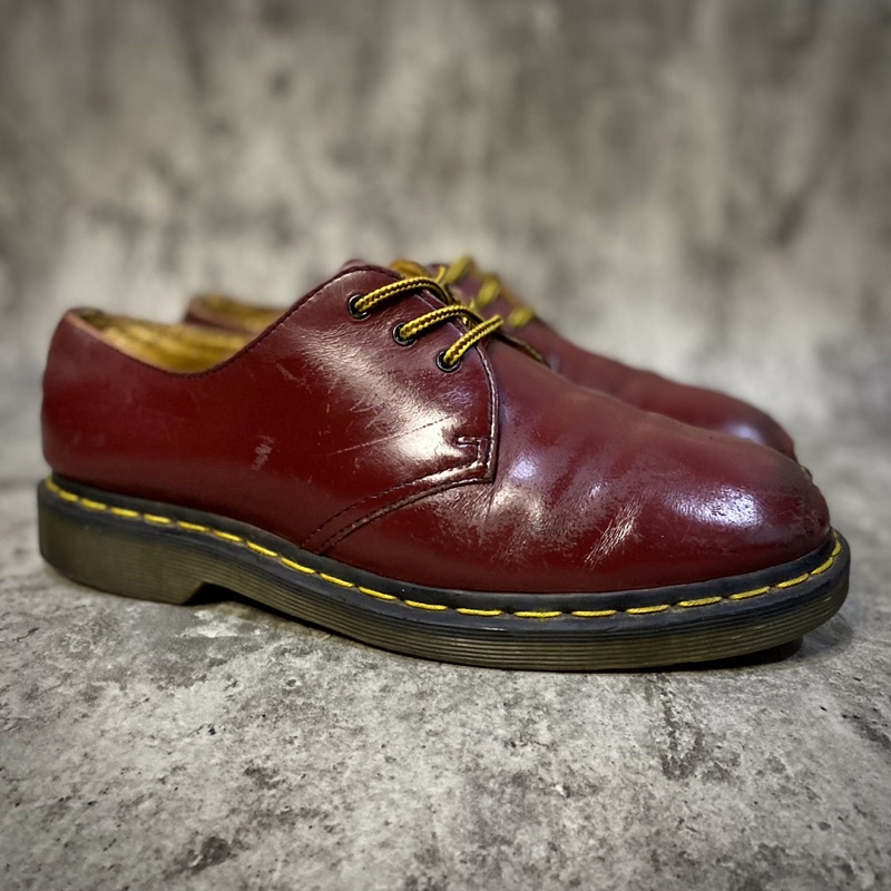 Dr . martens docmart 1461 red cherry / not 1460 1010 101 chelsea jadon bex sole black smooth crazy h