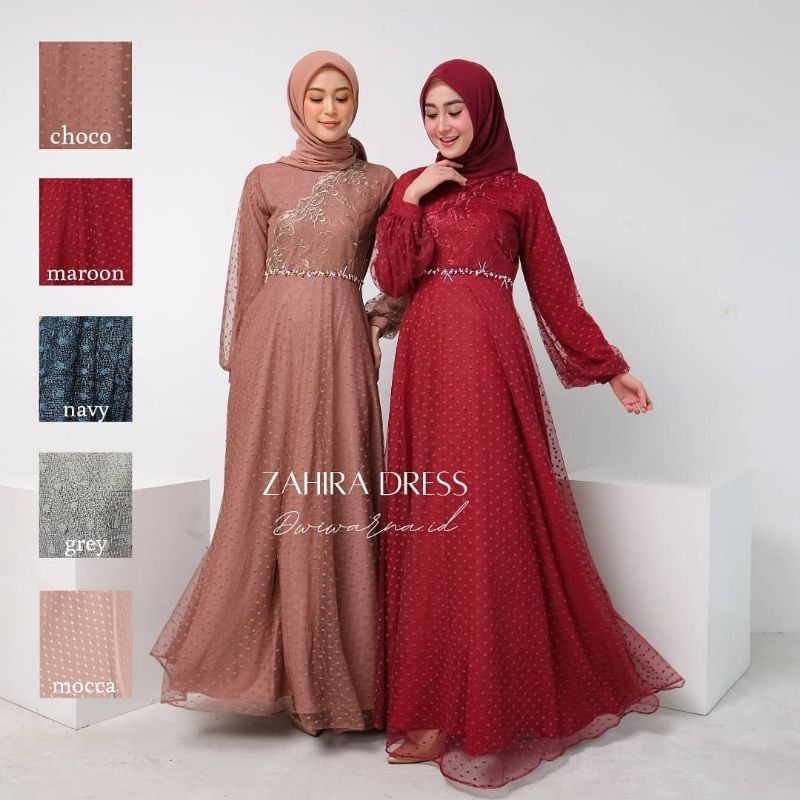 ZAHIRA DRESS // GAUN KONDANGAN - GAUN LAMARAN - GAUN WISUDA - GAUN PESTA MUSLIMAH BUSUI - GAUN PESTA MUSLIMAH BUMIL