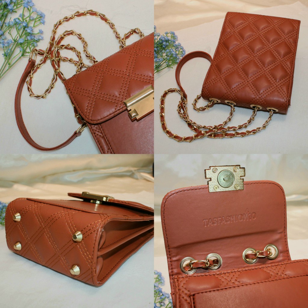 Tas Selempang Wanita Import Fashion Tas Rantai N8007