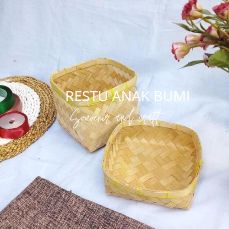 besek wengku, besek jenang, jenang dodol, getuk goreng, anyaman bambu, sokase, besek, wadah permen, 