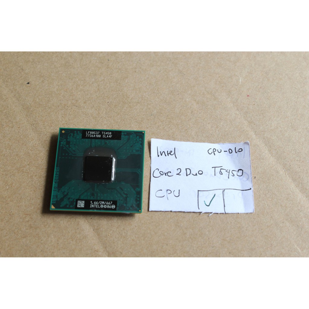 PROCESSOR INTEL CORE 2 DUO T5450 CPU-010
