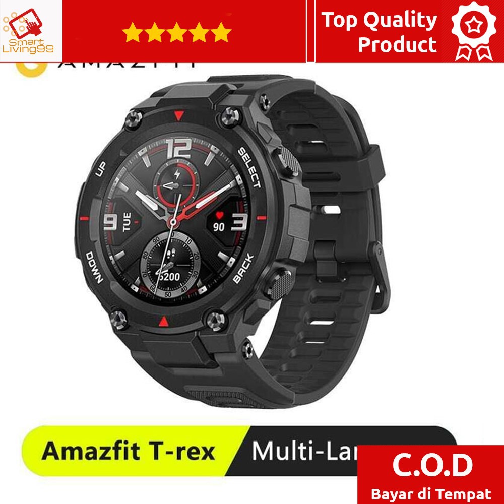 [SmartLiving99] Xiaomi Amazfit T-REX Smartwatch GPS Heart Rate Bluetooth 5.0 - A1919