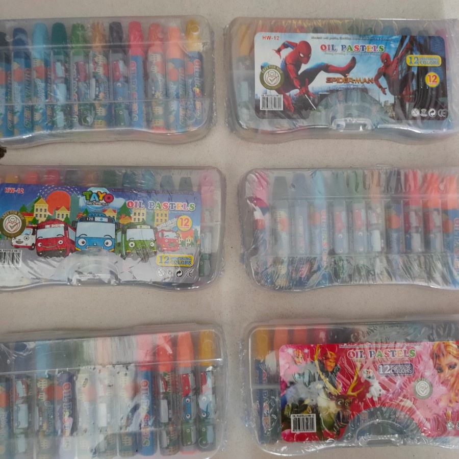 

GROSIR Crayon Murah 12 Warna/Oil Pastel/Krayon Murah 12warna