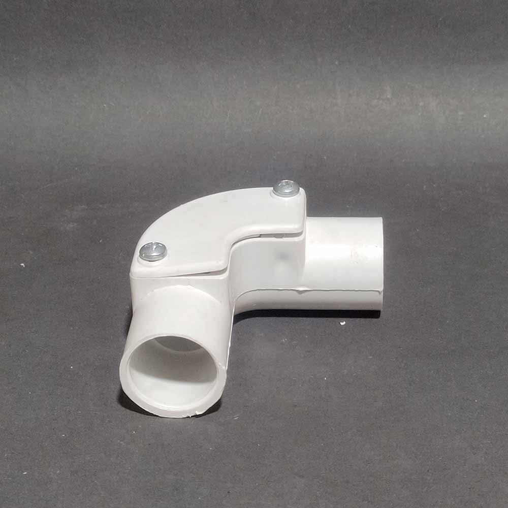 ELBOW PIPA LISTRIK PUTIH BAUT PVC 20 MM / ELBOW PIPA LISTRIK BAUT PUTIH 3/4