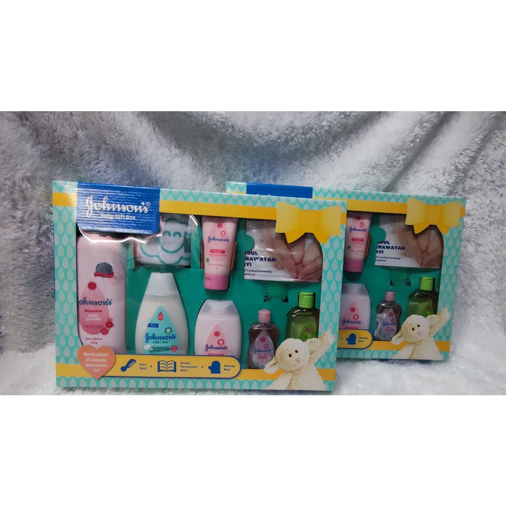 Johnson's GIFT BOX / Kado lahiran / Kado bayi / baby set / Johnson's Set /  Set Perlengkapan Mandi J
