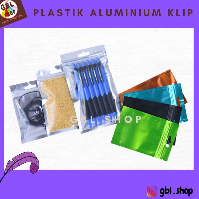 Plastik Klip Makanan Dan Aksesoris 9x15 Aluminium Foil Ziplock