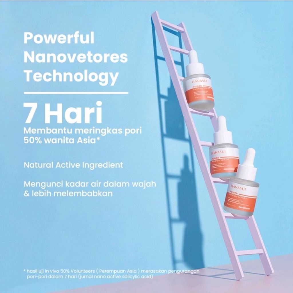 HANASUI SERUM POWER SERIES -BRIGHT BAKUCHIOL ACNE PEELING BARRIER BPOM