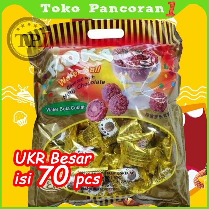 

Apollo Roka Chocolate Refill Wafer Ball / Roka Coklat ISi 70 pcs TERLARIS TERPERCAYA ORIGINAL