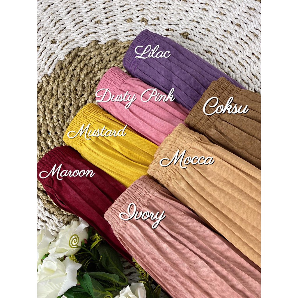 fashion terlaris Rok Plisket Mayung Tebal Rok Plisket Lotto Rok Plisket Tebal