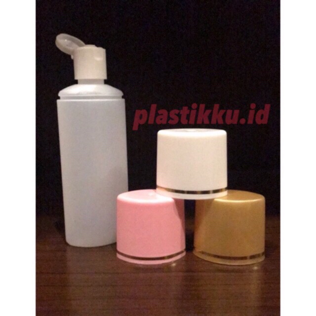 BOTOL PUTRI 100ML NATURAL PUTIH (SET) / BOTOL SABUN 100 ML TONER FLIPTOP