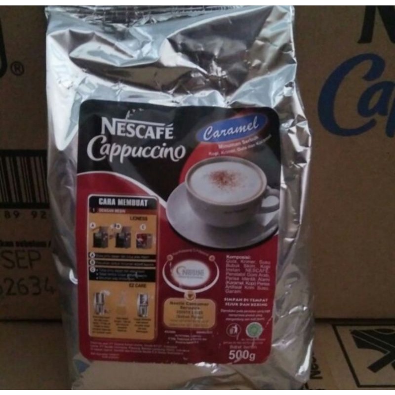 nestle cappuccino 500gr / kopi caramel / nestle proffesional