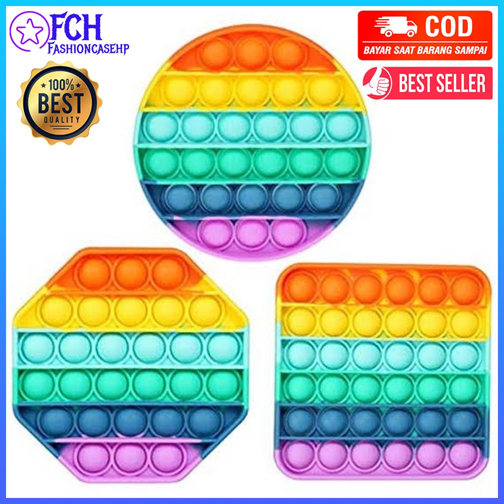 POP IT RAINBOW FIDGET RAINBOW MAINAN PUSH POP PENGHILANG STRES MAINAN BARU PRODUK VIRAL-6