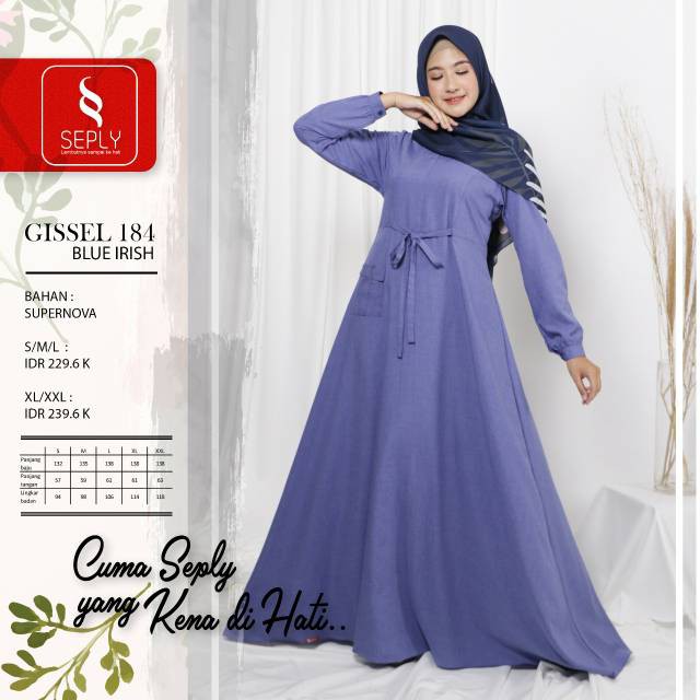GAMIS SEPLY  GISSEL 184 /GAMIS GISSEL DEWASA