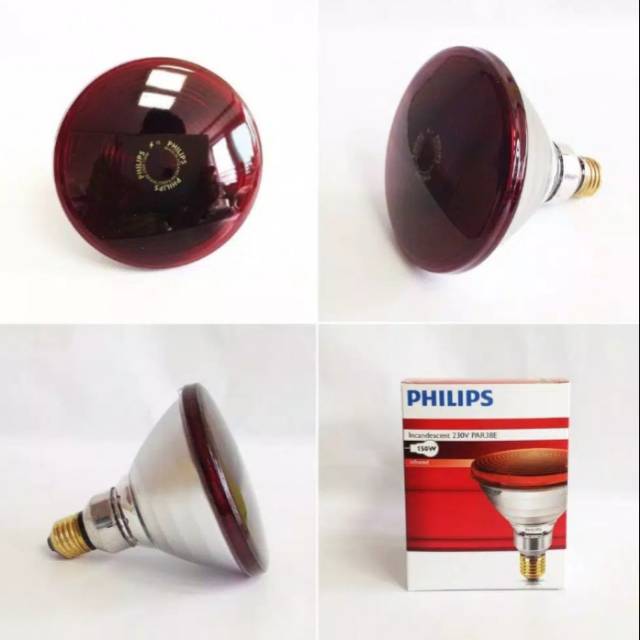 LAMPU PHILIPS INFRARED 150W MADE IN POLAND ORIGINAL