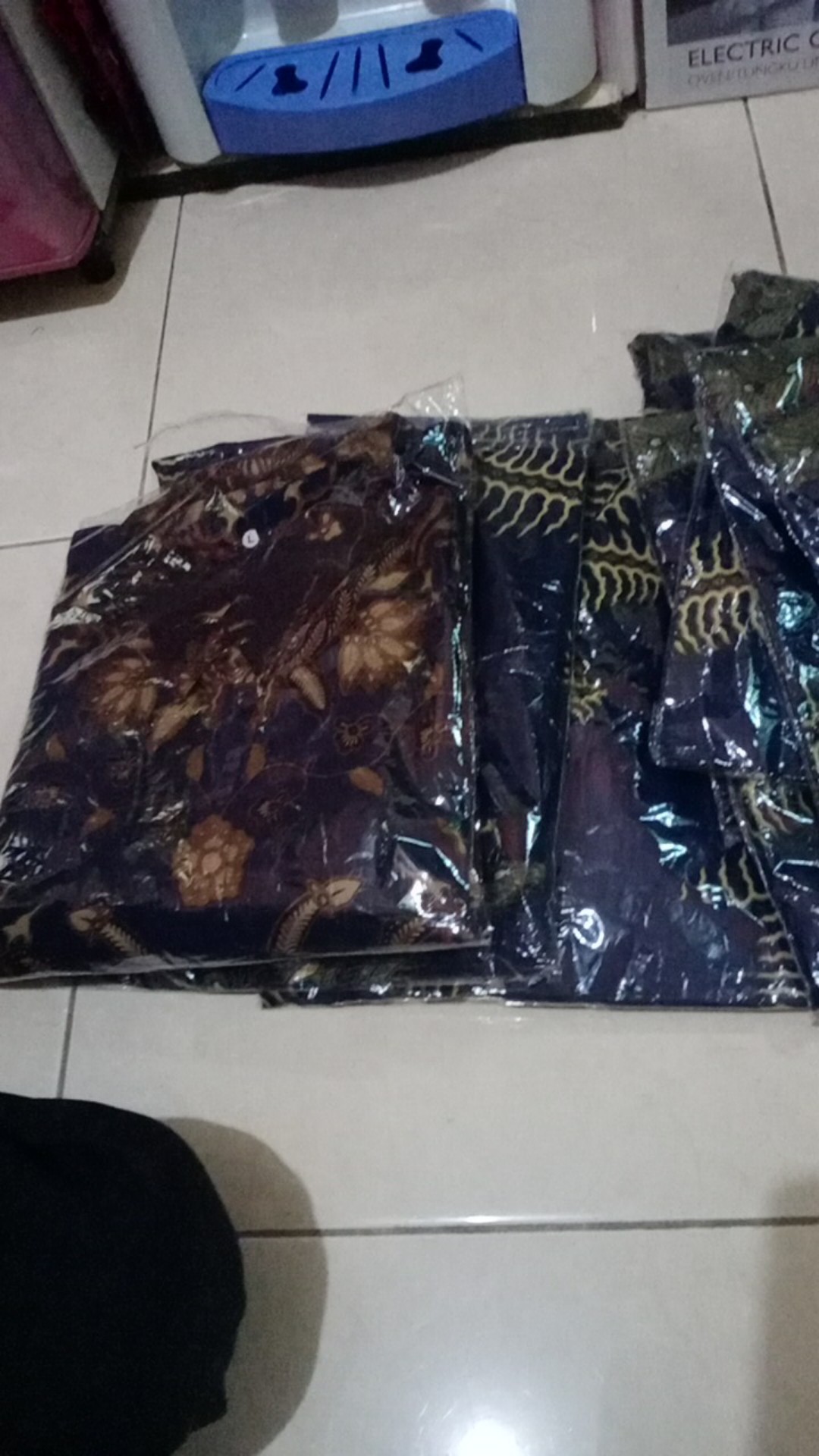 Kemeja Batik Pria Lengan Panjang Size M L Xl Xxl Bswart Batik Hrb026 Kenongo Hem Panjang Padi
