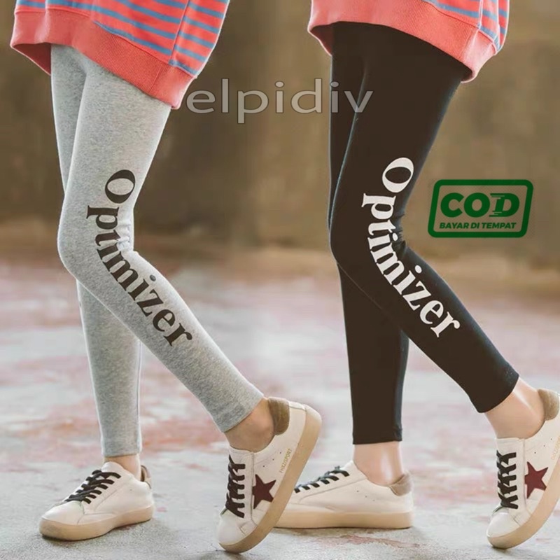 Elpidiv - Legging Anak Motif Font OPTIMIZER LAF-005 (5th -14th)