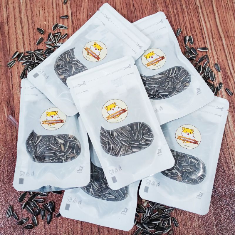 Kuaci Hamster | Sun Flower Seeds | 50g sterilized | Makanan Camilan Hamster