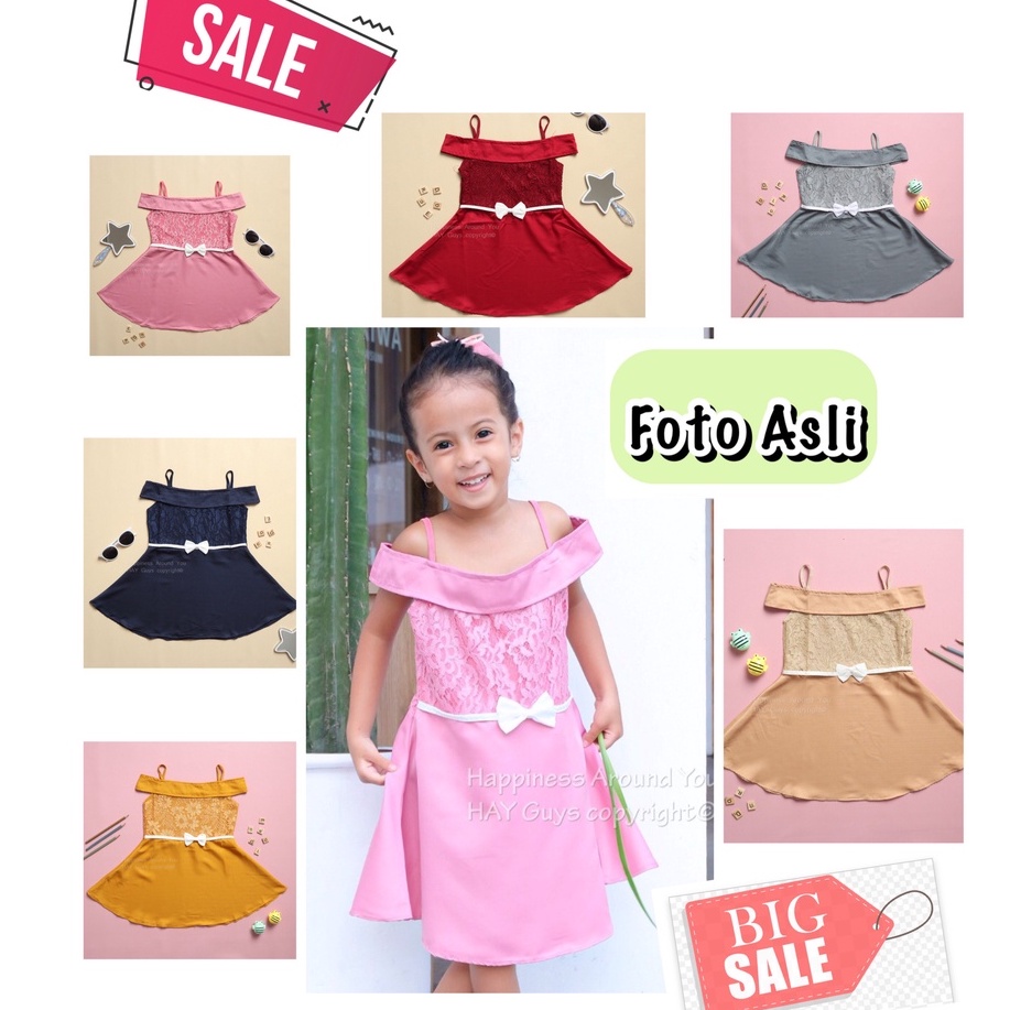 Gaun Pesta Anak Perempuan Mewah DIJAMIN FOTO ASLI Dress Polos Anak Dress Putri Kerajaan Anak Dress P