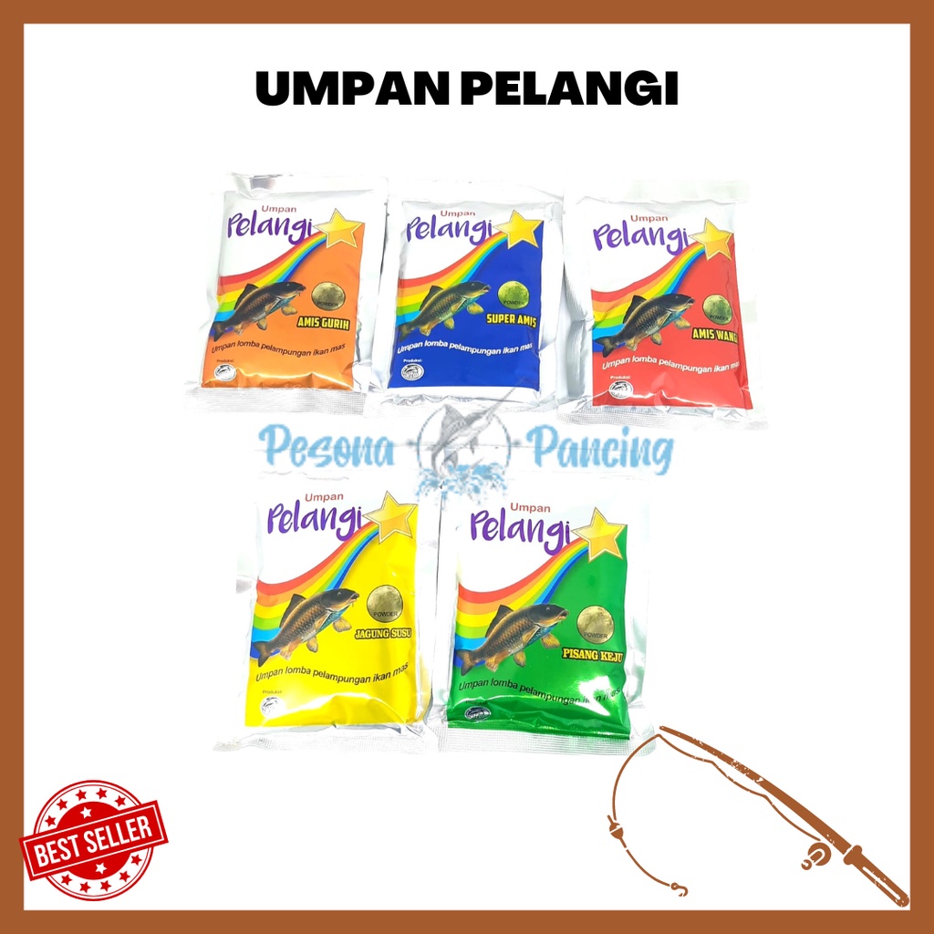 UMPAN PELANGI UMPAN UNTUK IKAN MAS