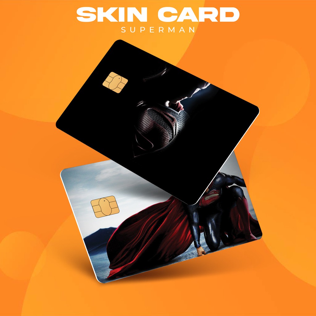 [BM Skin Card] Superman ||  Garskin | Cover ATM / E - Money / Flazz - Anti Air