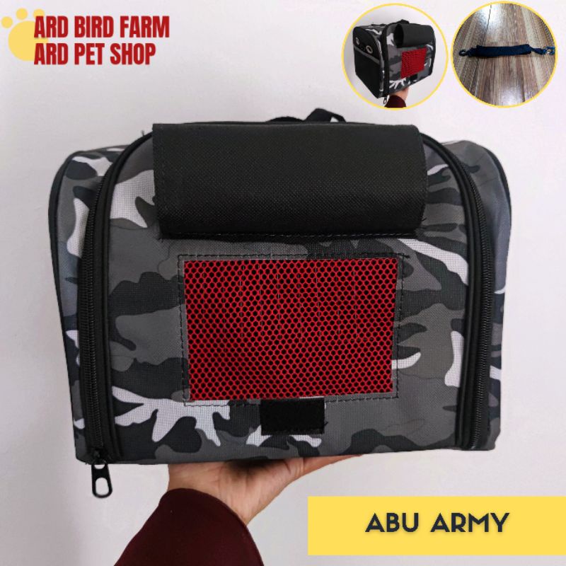 PREMIUM Travel Cage Kandang Untulan dan Tas untulan COD Burung Lovebird Sugar Glider hamster landak-5