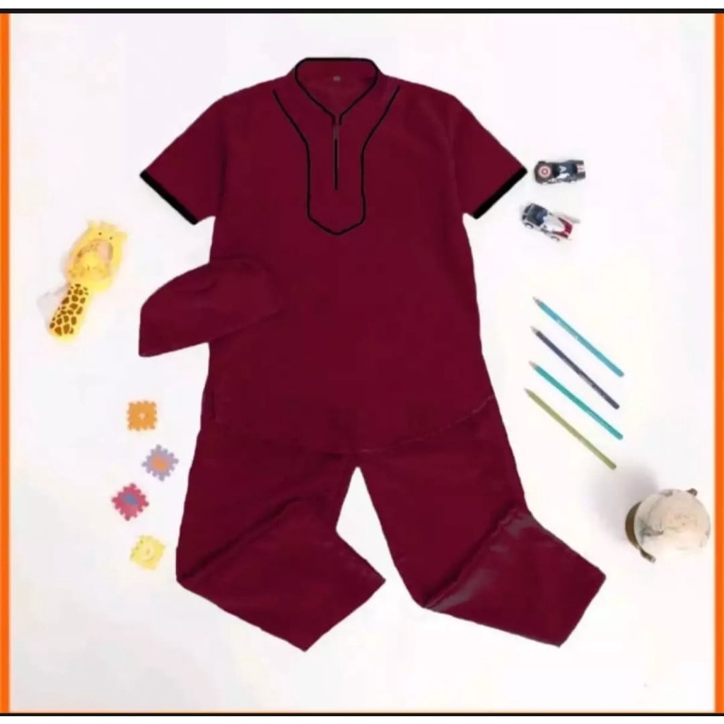 PROMO-KOKO ANAK BAJU KOKO ANAK KOKO LIST 1-9 TAHUN KOKO PECI ANAK BAJU ANAK TERBARU